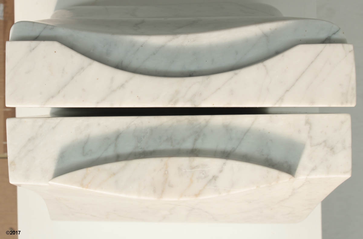 Man-Woman - Carrara Marble  29x29x13 - 29x31x13